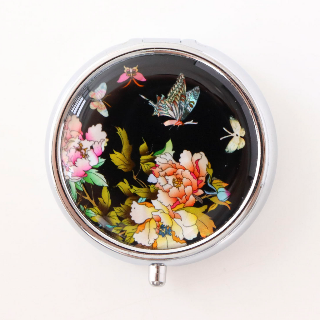 Korean floral Inlay Mini Case