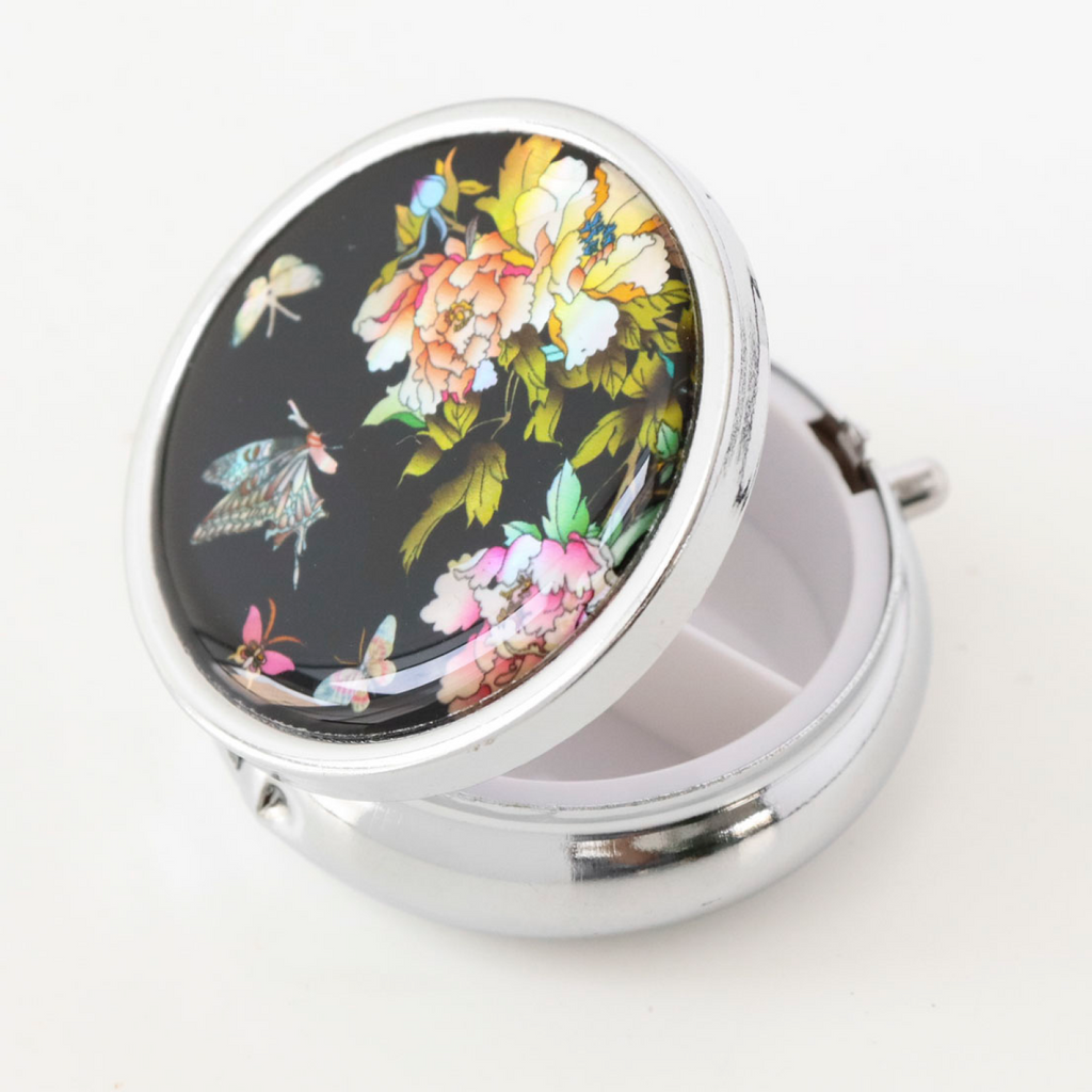 Korean floral Inlay Mini Case