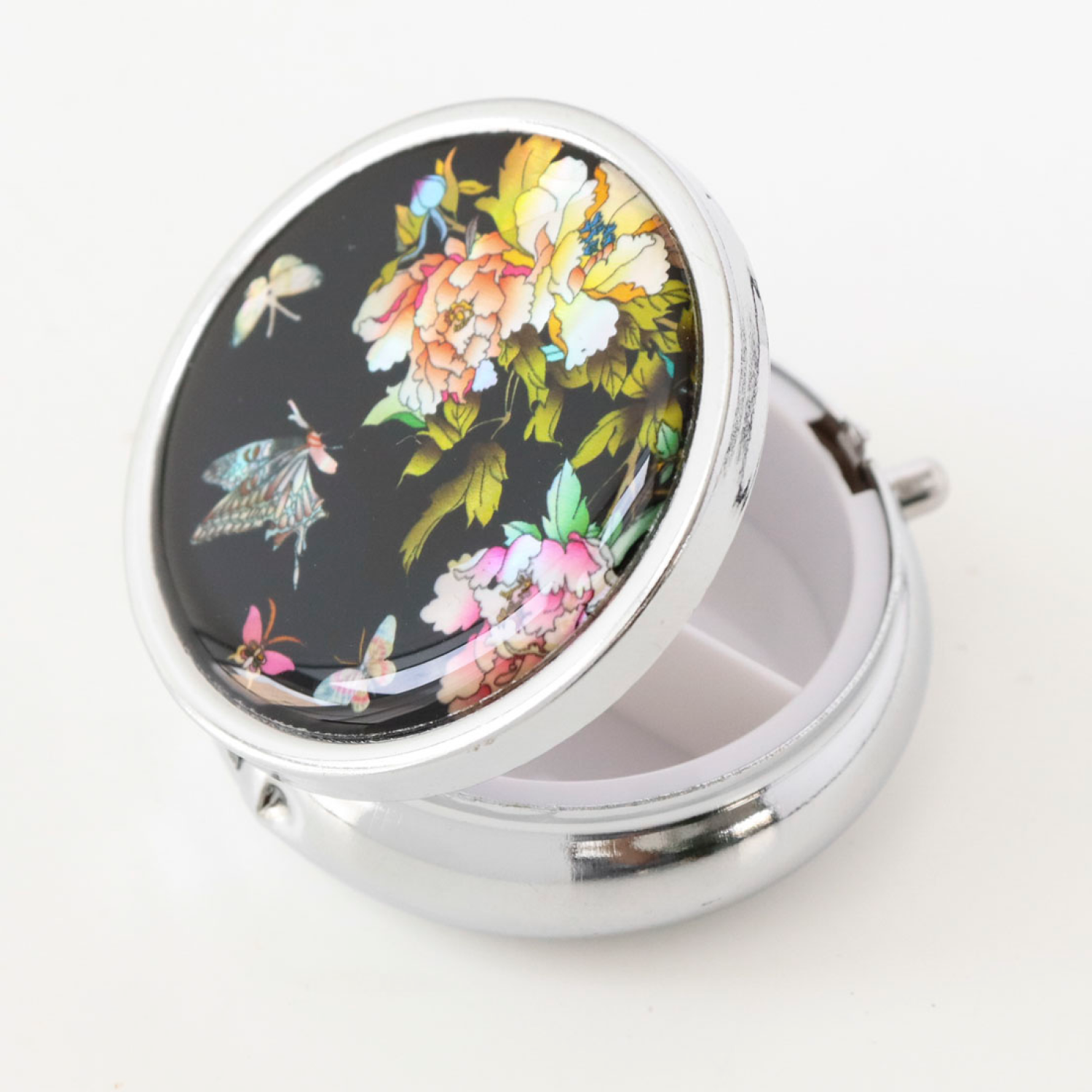 Korean floral Inlay Mini Case
