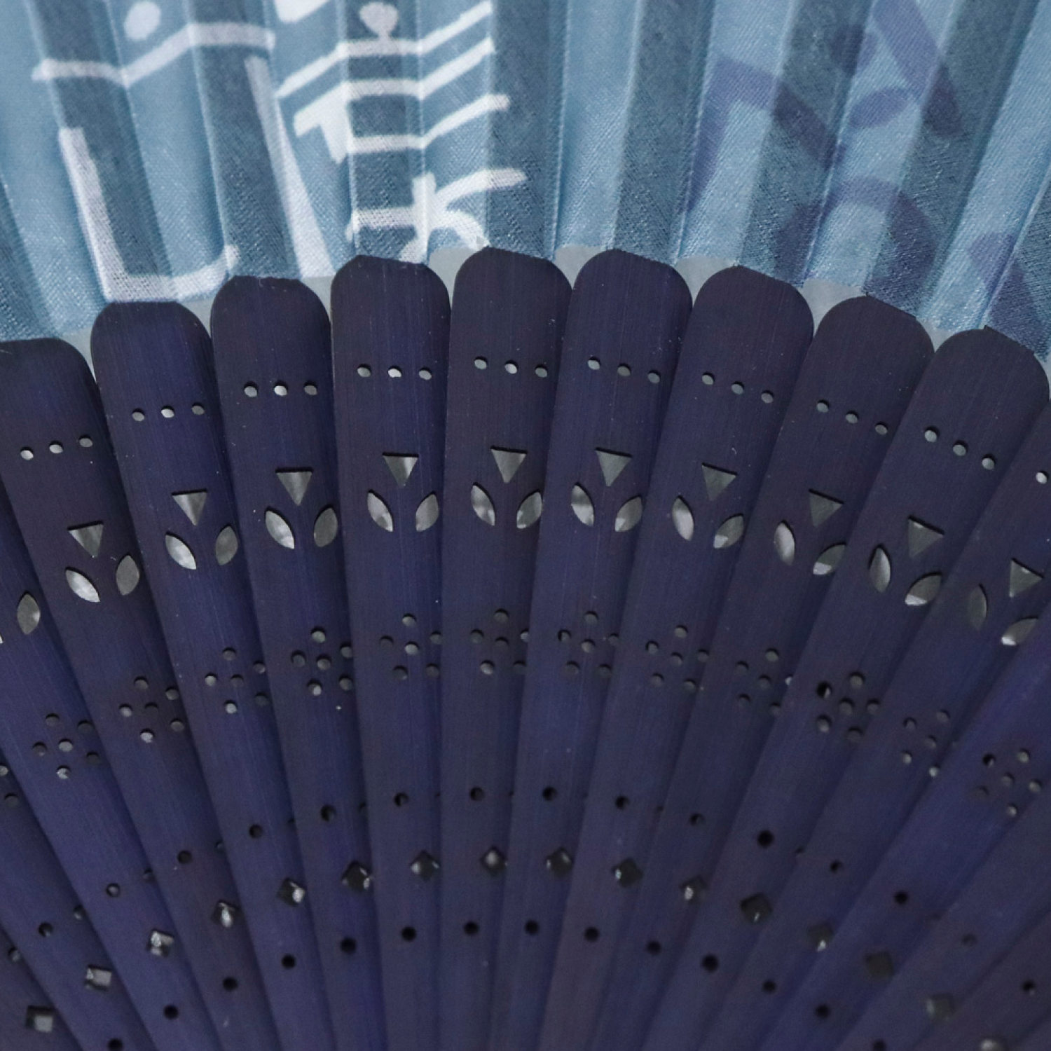 Korean Calligraphy Silk Folding Fan