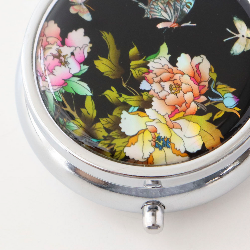 Korean floral Inlay Mini Case